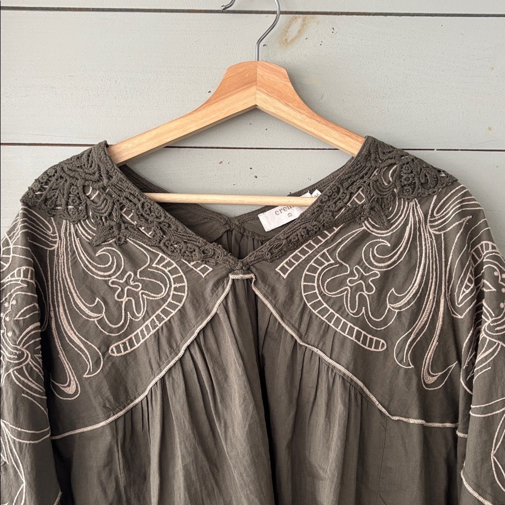 Cream Embroidered Boho Blouse | EU 36 - Picture 5 of 8